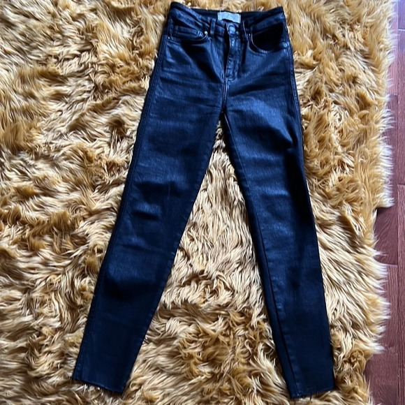 We the free A new day raw loose  hem mid rise skinny jeans Sz 25 - Picture 8 of 9